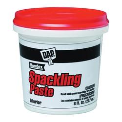 DAP 10200 Spackling Paste White White 0.5 pt Tub