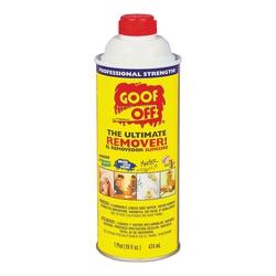 Goof Off FG653 Adhesive Remover Liquid White 16 oz Bottle