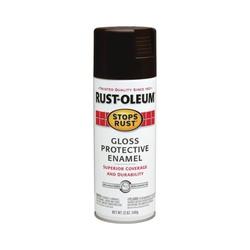 RUST-OLEUM STOPS RUST 262661 Protective Enamel Spray Paint Gloss Dark