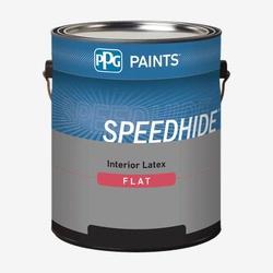 PPG SPEEDHIDE 6-45/01 Interior Latex Paint Flat Bright White 1 gal