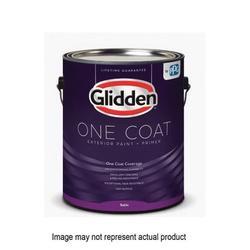 Glidden ONE COAT GLOEX30WB Series GLOEX30WB/01 Paint and Primer, Semi-Gloss,