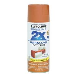 RUST-OLEUM PAINTERS Touch 267118 Enamel Spray Paint Satin Warm Caramel