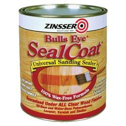 ZINSSER Bulls Eye SealCoat 00854 Sanding Sealer Amber Liquid 1 qt