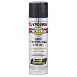 RUST-OLEUM 239107 Enamel Spray Paint Semi-Gloss Black 15 oz Aerosol Can