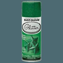 RUST-OLEUM SPECIALTY 277781 Glitter Spray Paint Shimmer Kelly Green 10.25