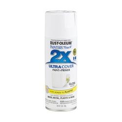 RUST-OLEUM PAINTERS Touch 249090 Gloss Spray Paint Gloss White 12 oz