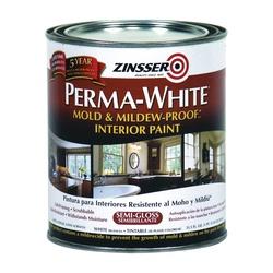 ZINSSER 02754 Interior Paint Semi-Gloss White 1 qt Can