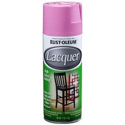 RUST-OLEUM 330492 Lacquer Spray Gloss Pink 11 oz Aerosol Can