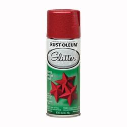 RUST-OLEUM 268045 Glitter Spray Paint Shimmer Red 10.25 oz Aerosol Can
