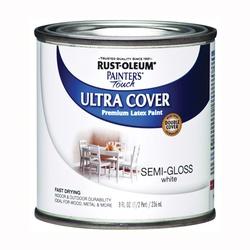 RUST-OLEUM PAINTERS Touch 1993730 Brush-On Paint Semi-Gloss White 0.5 pt