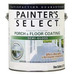 PAINTERS SELECT USGF3-QT Porch/Floor Coating Semi-Gloss Gray 1 qt