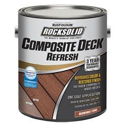RUST-OLEUM RockSolid 350059 Deck Refresh Toner Flat/Matte Redwood Liquid