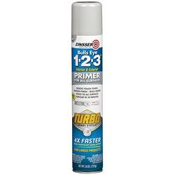 ZINSSER Bulls Eye 343748 Turbo Spray Primer Gray 26 oz