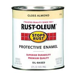 RUST-OLEUM STOPS RUST 7770502 Protective Enamel Gloss Almond 1 qt Can