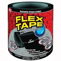 FLEX TAPE TFSBLKR0405 Waterproof Tape 5 ft L 4 in W Rubber Backing