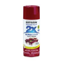 RUST-OLEUM PAINTERS Touch 249116 Gloss Spray Paint Gloss Colonial Red 12