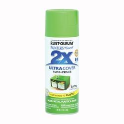 RUST-OLEUM PAINTERS Touch 249072 Satin Spray Paint Satin Leafy Green 12