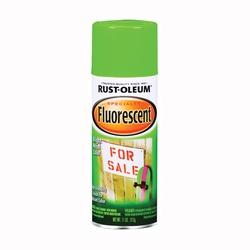 RUST-OLEUM 1932830 Fluorescent Spray Paint Flat/Matte Fluorescent Green