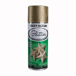 RUST-OLEUM 267689 Glitter Spray Paint Shimmer Gold 10.25 oz Aerosol Can