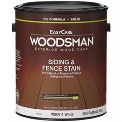 EasyCare Inc WOODSMAN WSOV1-GAL Exterior Stain White Liquid 1 gal