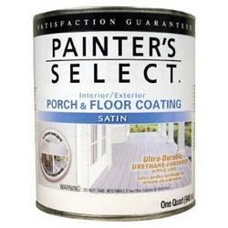 PAINTERS SELECT USF3-QT Porch/Floor Coating Satin Gray 1 qt