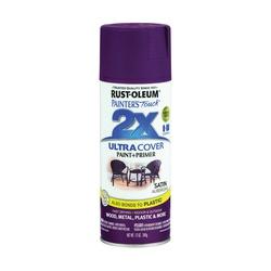 RUST-OLEUM PAINTERS Touch 257419 Satin Spray Paint Satin Aubergine 12