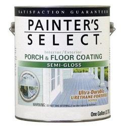 PAINTERS SELECT USGF5-GL Porch/Floor Coating Semi-Gloss Gray 1 gal