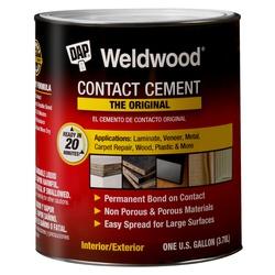 DAP 00272 Contact Cement Liquid Strong Solvent Tan 1 qt Can