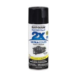RUST-OLEUM PAINTERS Touch 249122 Gloss Spray Paint Gloss Black 12 oz