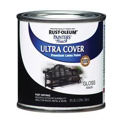 RUST-OLEUM PAINTERS Touch 1979730 Brush-On Paint Gloss Black 0.5 pt Can