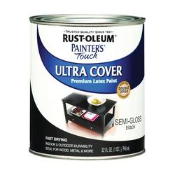 RUST-OLEUM PAINTERS Touch 1974730 Brush-On Paint Semi-Gloss Black 0.5 pt