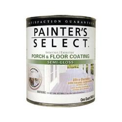PAINTERS SELECT USGF10-QT Porch/Floor Coating Semi-Gloss Gray 1 qt