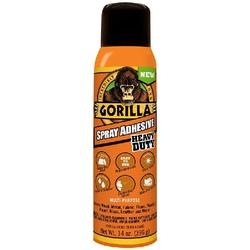 Gorilla 6301502 Spray Adhesive Clear 24 hr Curing 14 oz