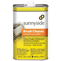 SUNNYSIDE 70932 Brush Cleaner Liquid Petroleum Clear/ Yellow 1 qt Can