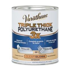 VARATHANE 284470 Polyurethane Paint Gloss Liquid Clear 1 qt Can