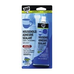 DAP 7079800755 Adhesive Sealant Clear 2.8 oz Tube