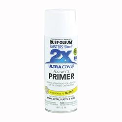 RUST-OLEUM PAINTERS Touch 249058 Spray Primer Flat White 12 oz Aerosol