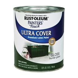 RUST-OLEUM PAINTERS Touch 1938502 Brush-On Paint Gloss Hunter Green 1 qt
