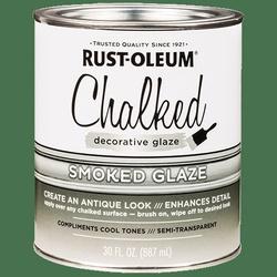 RUST-OLEUM CHALKY 315883 Decorative Glaze Satin Smoked 30 oz