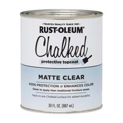 RUST-OLEUM Chalked 287722 Chalked Protective Topcoat Matte Clear 30 oz
