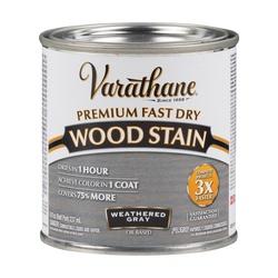 VARATHANE 269398 Wood Stain Weathered Gray Liquid 0.5 pt Can
