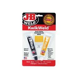 J-B WELD KwikWeld 8271 2-Part Epoxy Cold Weld System Dark Gray/Off-White