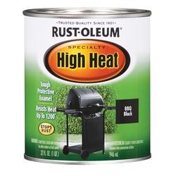 RUST-OLEUM SPECIALTY 7778502 Farm Equipment Enamel Satin Black 1 qt Can