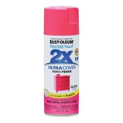 RUST-OLEUM PAINTERS Touch 283189 Gloss Spray Paint Gloss Coral 12 oz