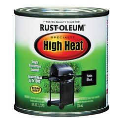 RUST-OLEUM SPECIALTY 7778730 Farm Equipment Enamel Satin Black 1 pt Can