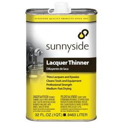 SUNNYSIDE 45732 Lacquer Thinner Liquid Clear 1 qt Can