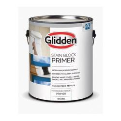 Glidden GLSBIE60WH/01 Stain Block Primer Flat White 1 gal