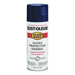 RUST-OLEUM STOPS RUST 7723830 Protective Enamel Spray Paint Gloss Navy