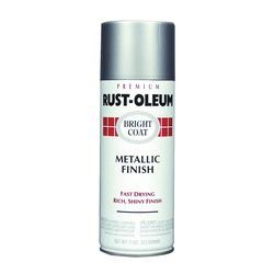 RUST-OLEUM STOPS RUST 7715830 Bright Coat Spray Paint Metallic Aluminum