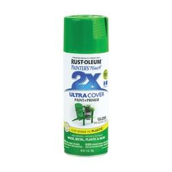 RUST-OLEUM PAINTERS Touch 249100 Gloss Spray Paint Gloss Meadow Green 12